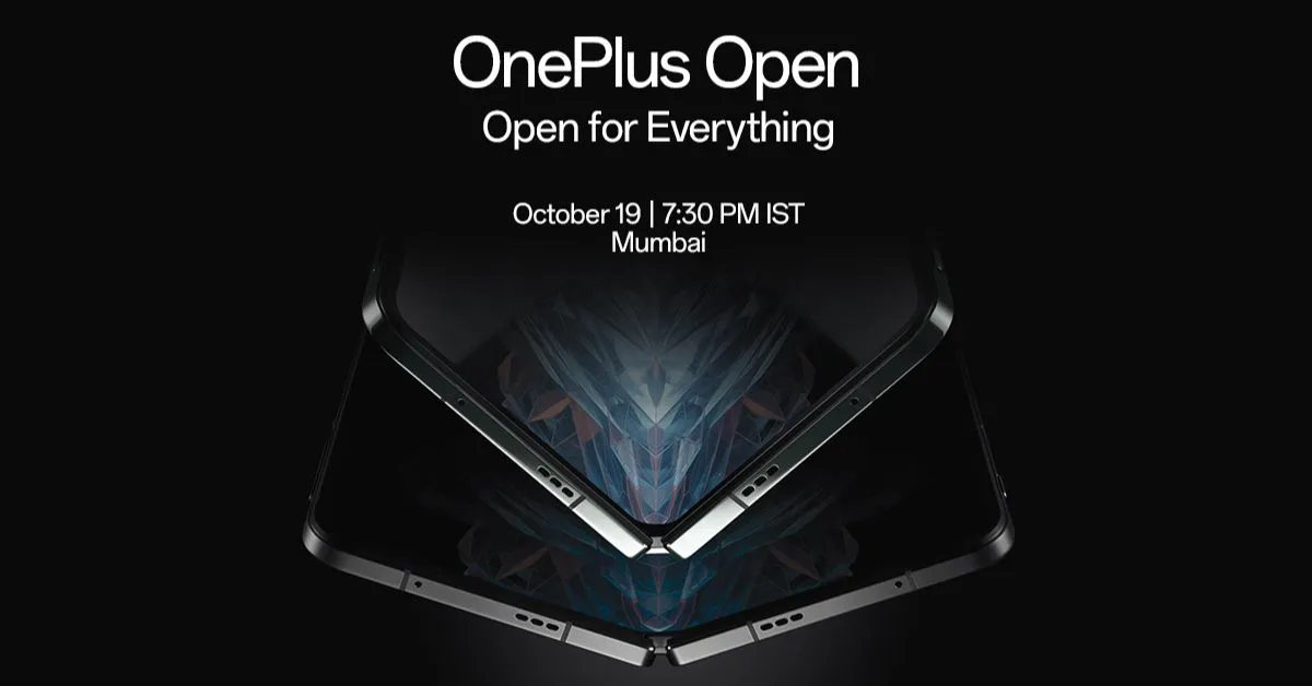 OnePlus Open Launch on October 19