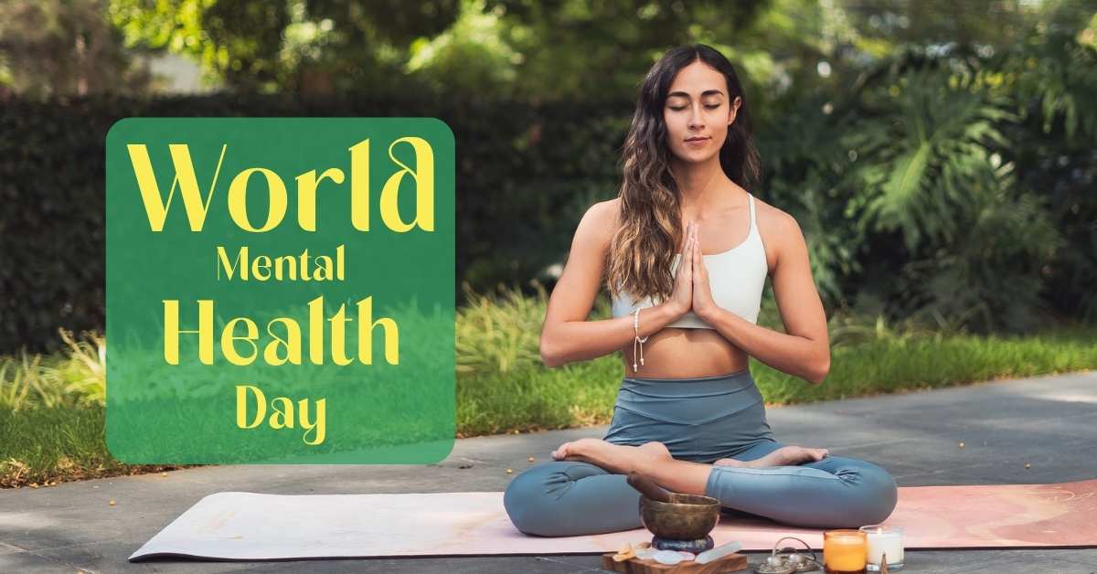 a women doing Meditation at World Mental Health Day