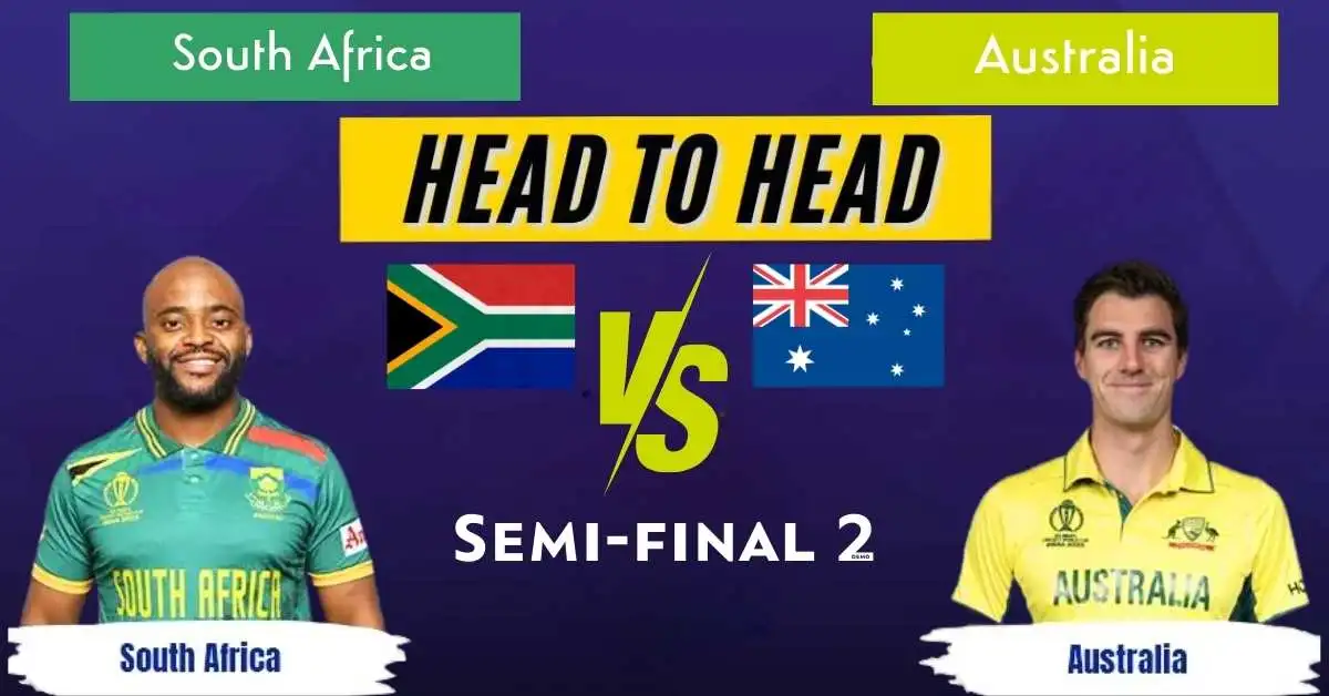 Australia vs. South Africa - Semi-final second match of the World Cup 2023
